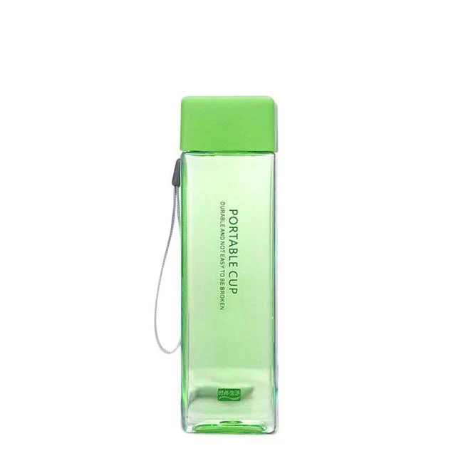 Transparent Square Classy Water Bottle Thermos - Image 10
