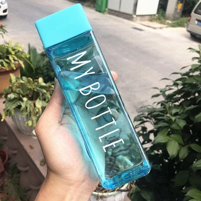 Transparent Square Classy Water Bottle Thermos - Image 7