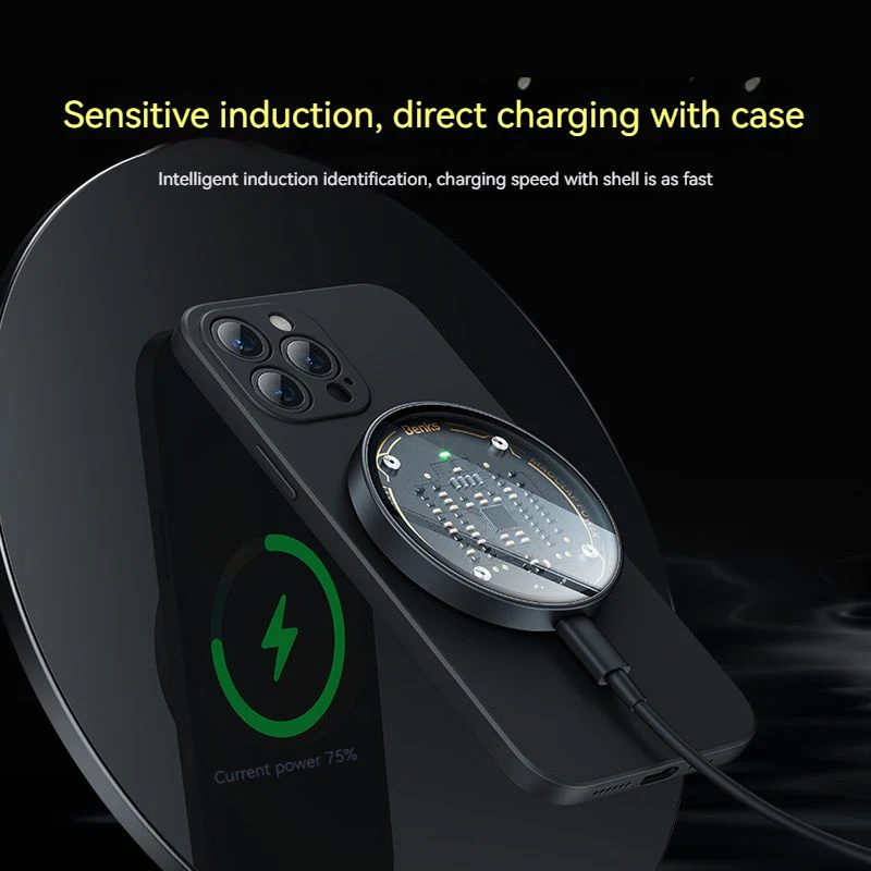 Transparent Ultimate Magnetic Wireless Fast Charger - Image 3