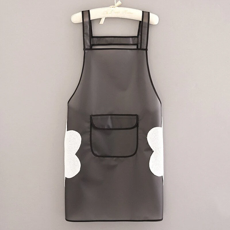 Transparent Waterproof Kitchen Apron - Image 10