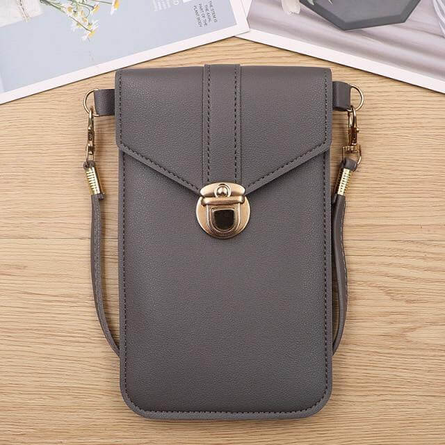 Transparent Women Wallet Shoulder Phone  Case - Image 12