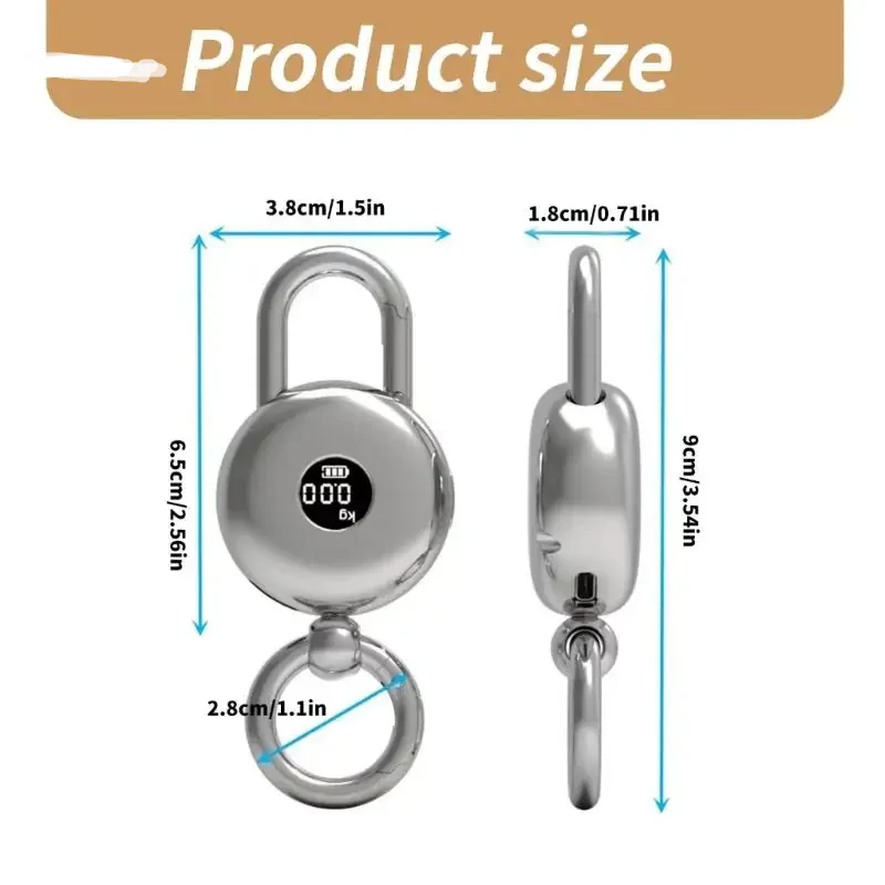 Travel-Friendly Pocket Size Digital Display Scale Keychain - Image 7
