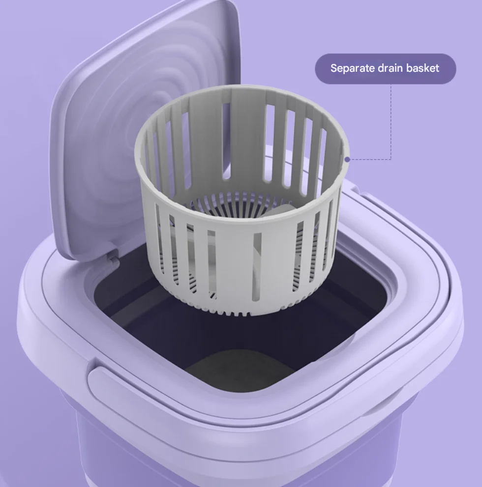 Travel Friendly Portable Foldable Automatic Washing Machine - Image 5
