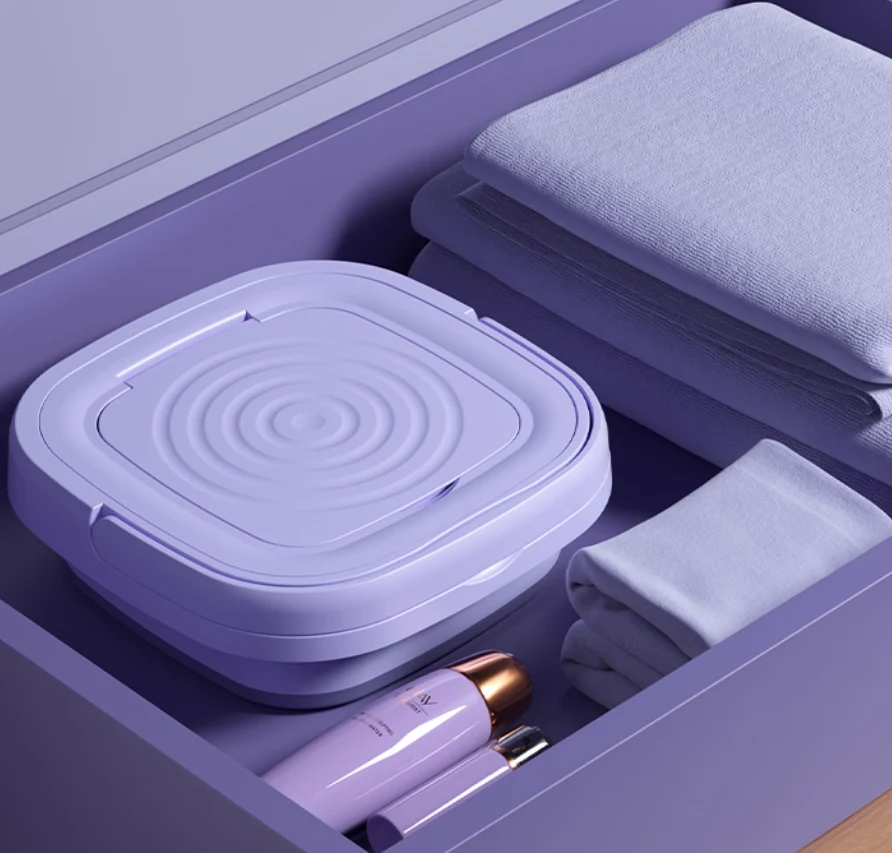 Travel Friendly Portable Foldable Automatic Washing Machine - Image 6