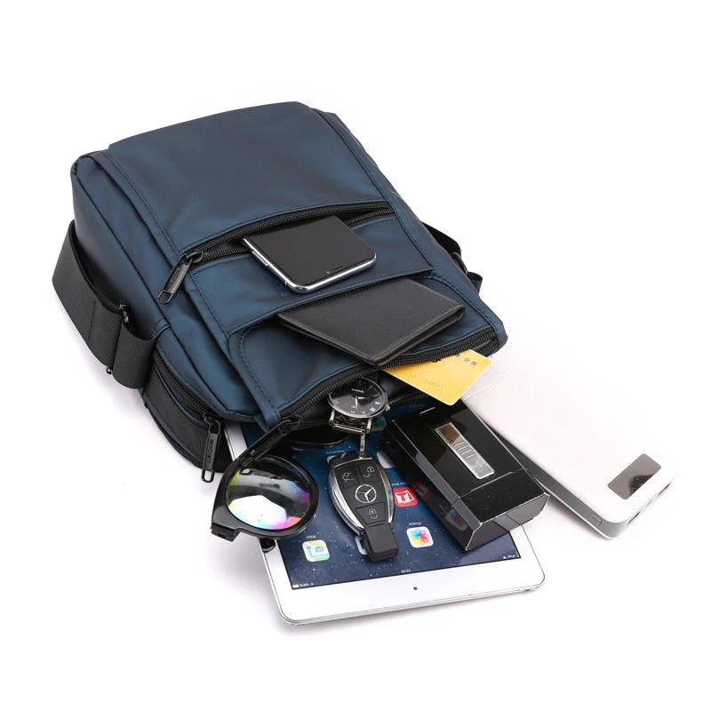Travel Smart Multi-Layer Shoulder Messenger Bag - Image 3