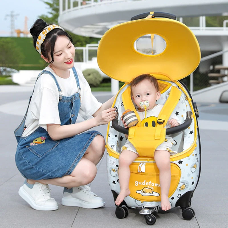 Traveler Baby Go Around Multifunctional Luggage Stroller - Image 4