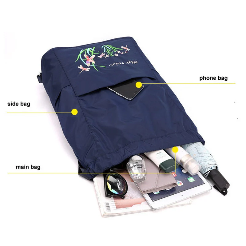 Traveler Wonder Women Foldable Backpack - Image 4