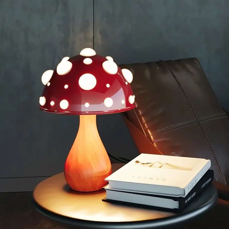 Tricolored Mushroom Warm Light Atmosphere Lamp - Image 2