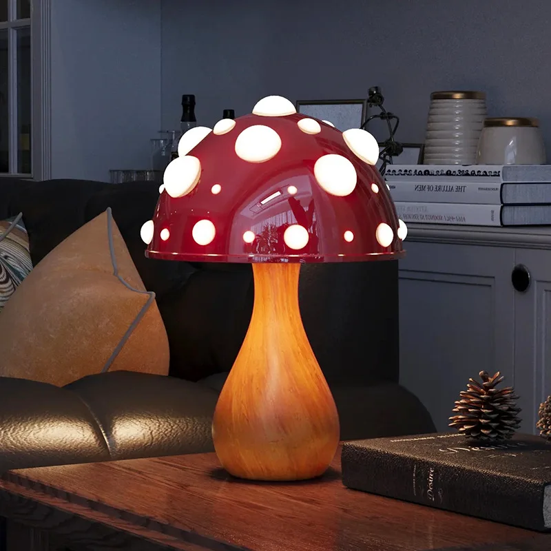 Tricolored Mushroom Warm Light Atmosphere Lamp - Image 3