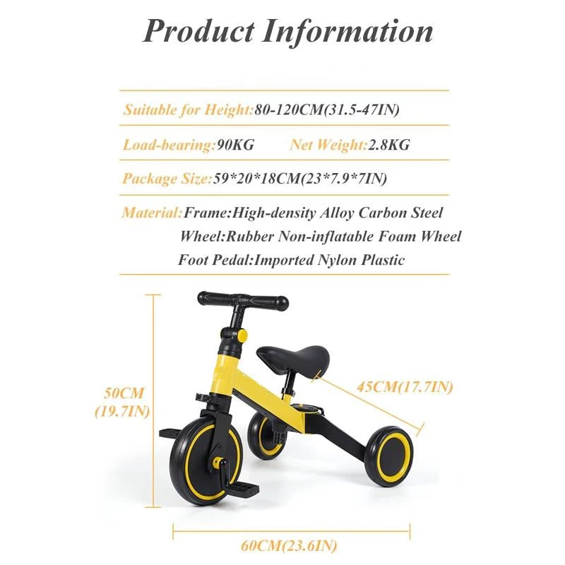 Tricycle Kids Balance Scooter - Image 2