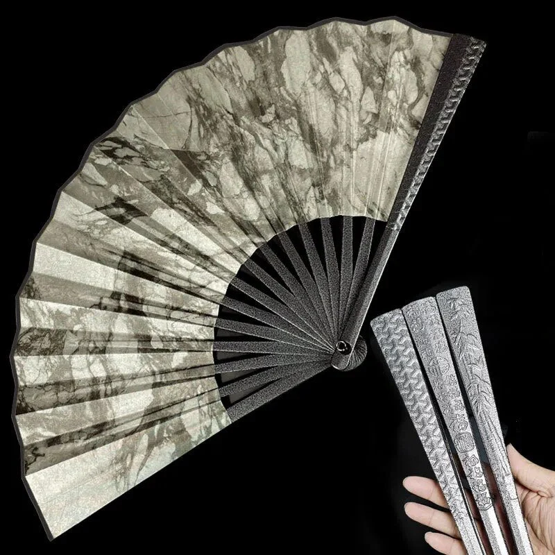 Tungsten Steel Alloy Self-Defense Folding Hand Fan - Image 13