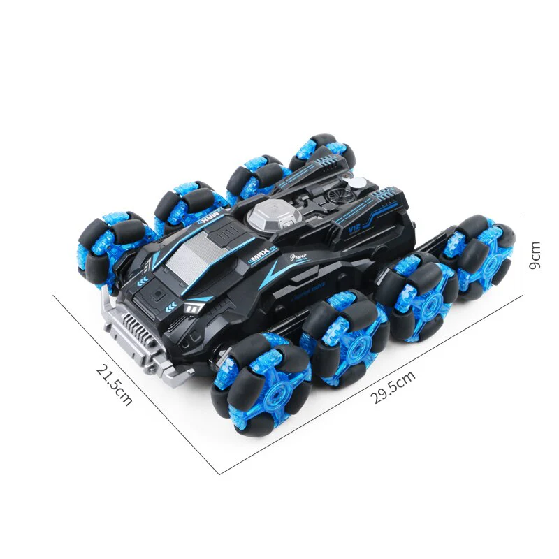 Turbo Twister 8-Wheel Rotating Remote Control Car - Image 7