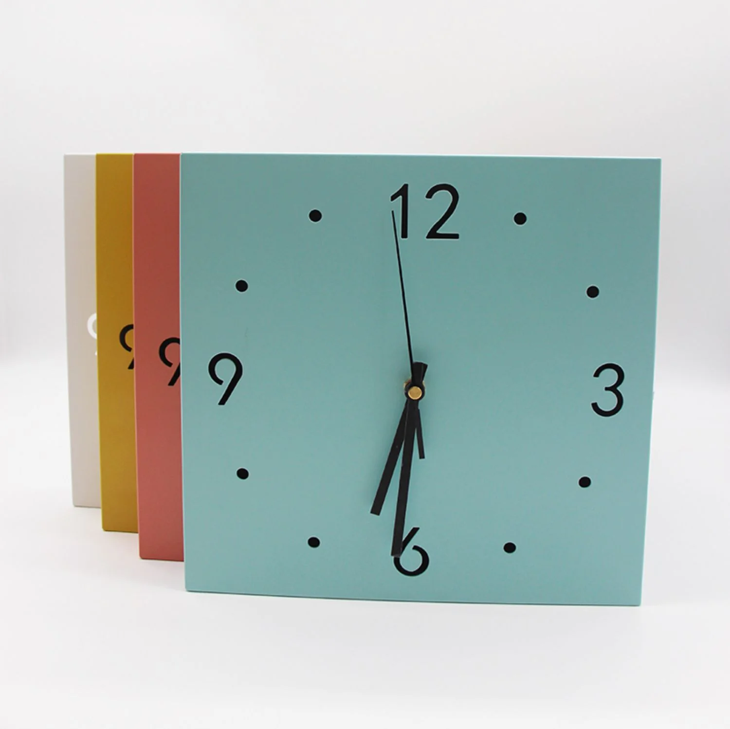 Two-Faced Corner Media Digital Wall Clock - Image 2