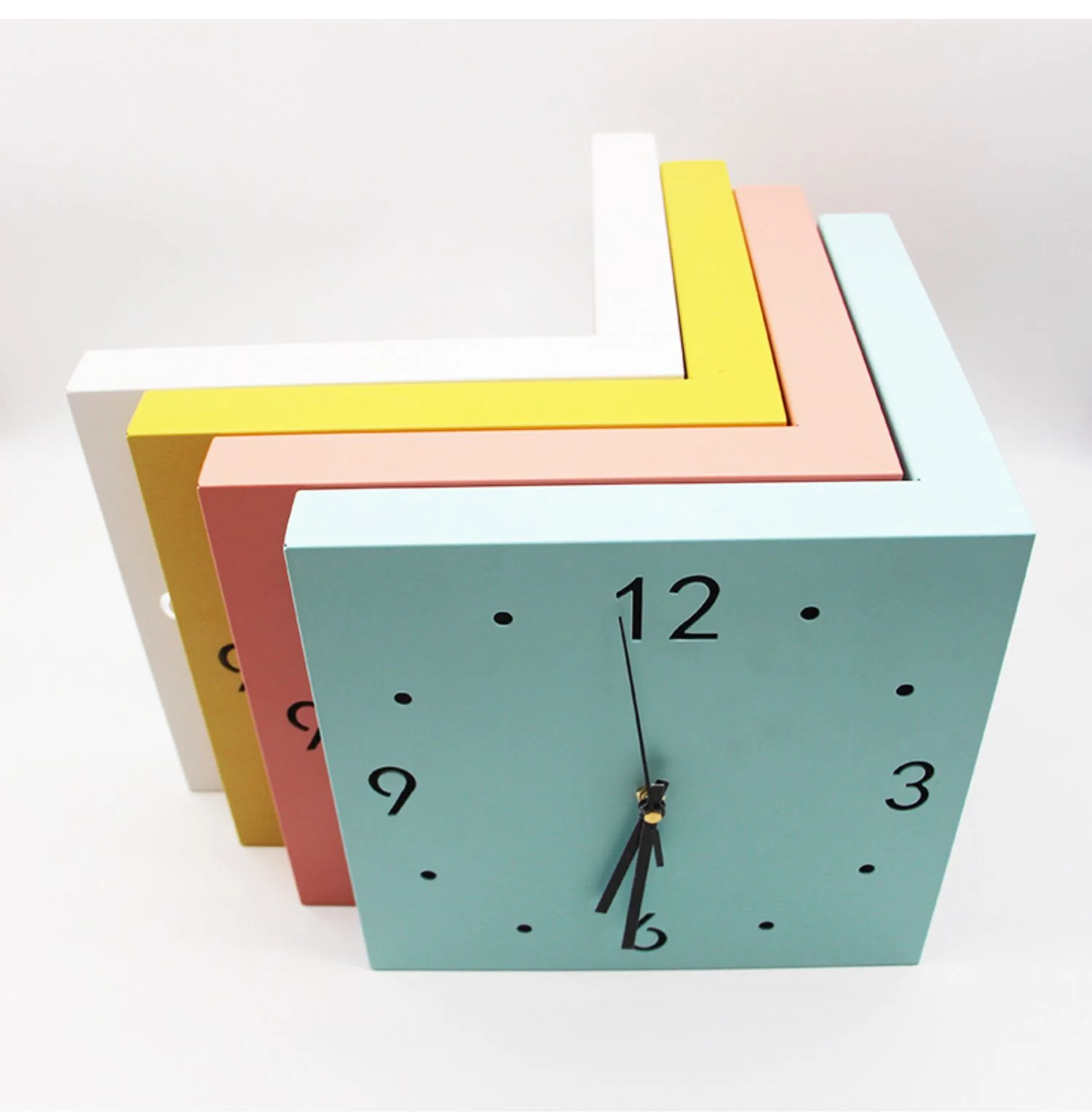 Two-Faced Corner Media Digital Wall Clock - Image 4