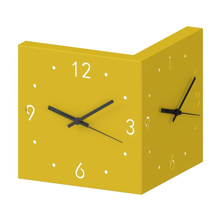 Two-Faced Corner Media Digital Wall Clock - Image 8