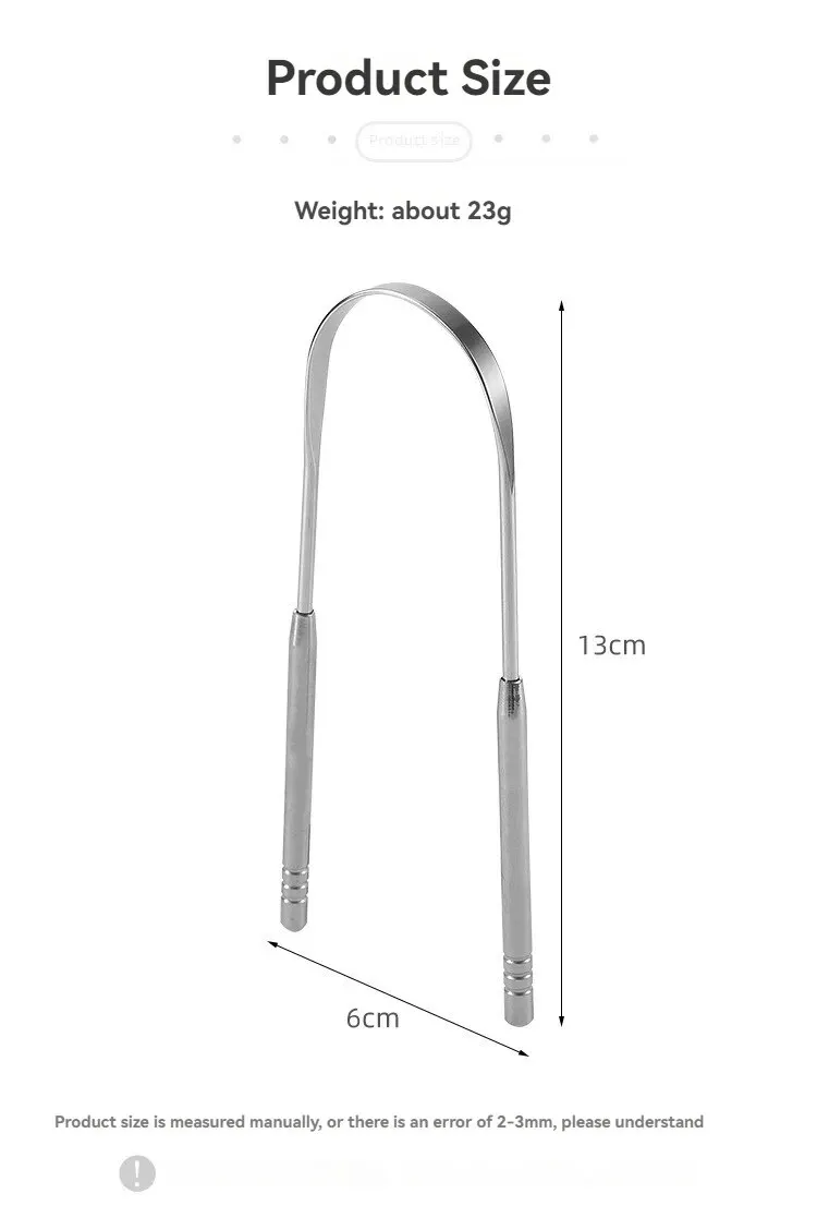 U-shaped Bad Breath Remover Tongue Scraper - Image 12
