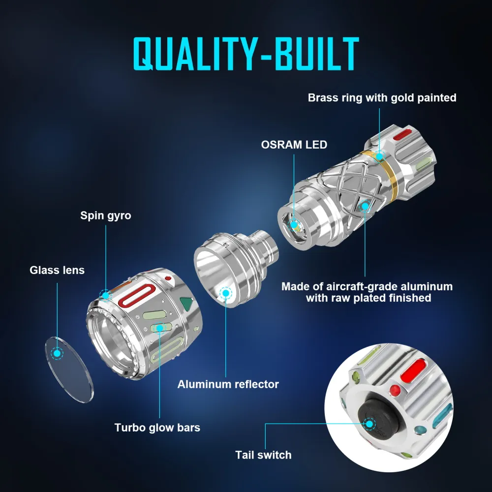 Ultimate Futuristic Gyro Outdoor Flashlight - Image 14