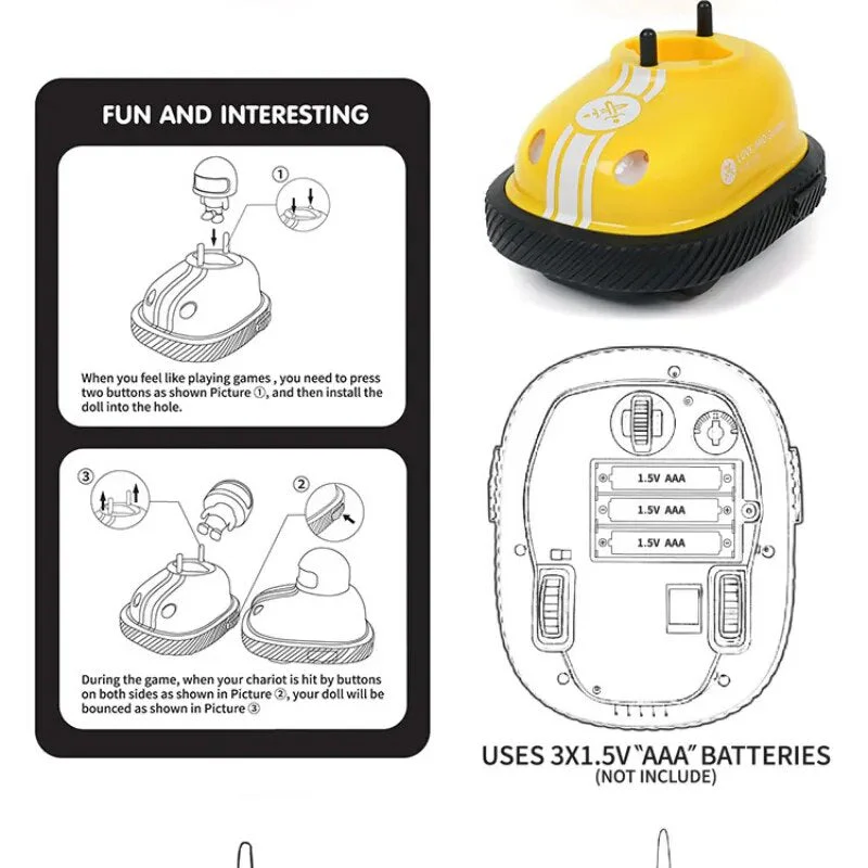 Ultra Clash Interactive Bumper Duel Car Toy - Image 5