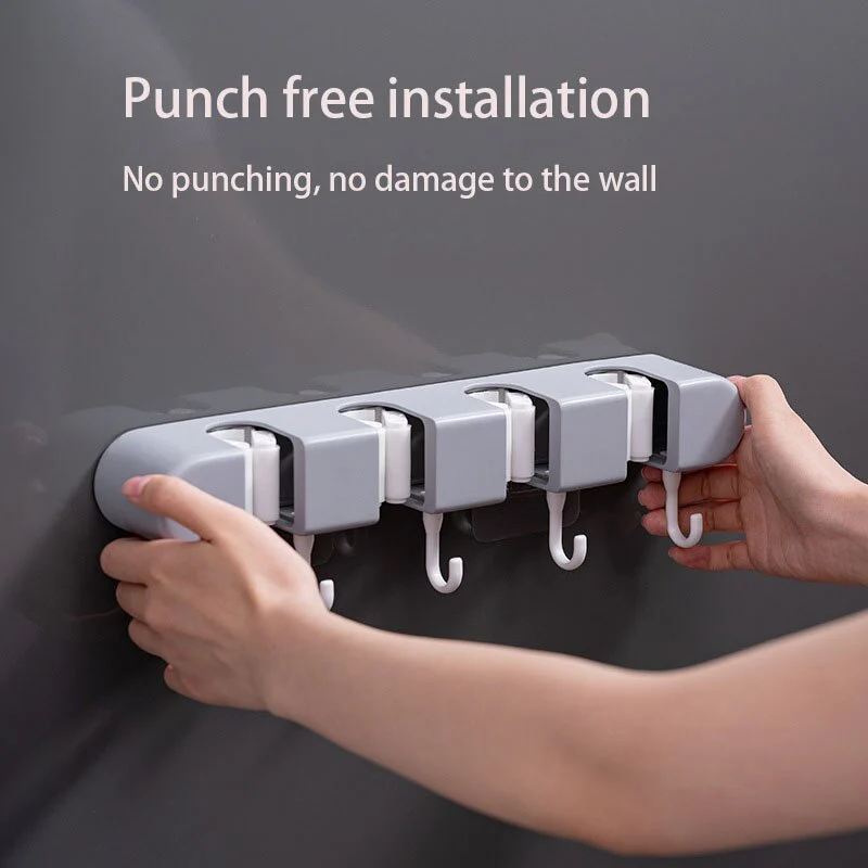 Ultra Clean Wall-Mounted Mop Storage Hook - Image 6