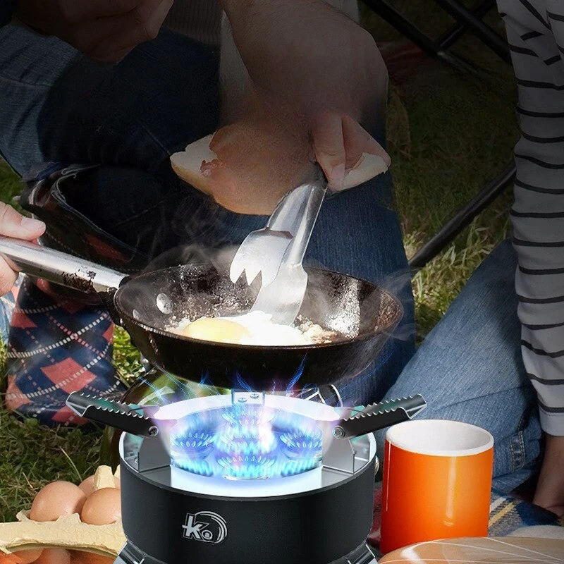 Ultra Light Camper Foldable Windproof Gas Stove - Image 2