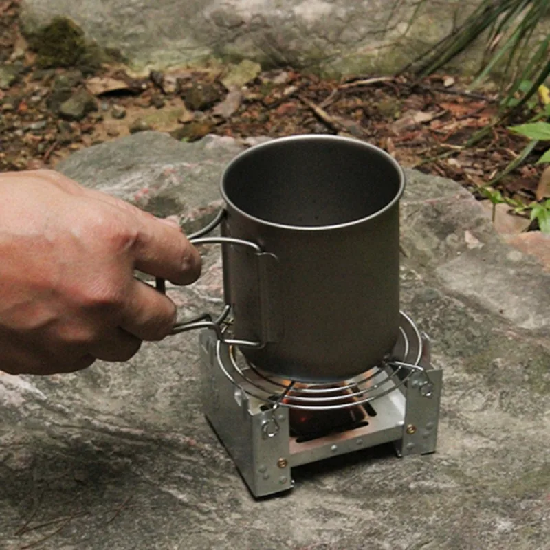 Ultra-Lightweight Folding Ironwood Pocket Size Burner - Image 3