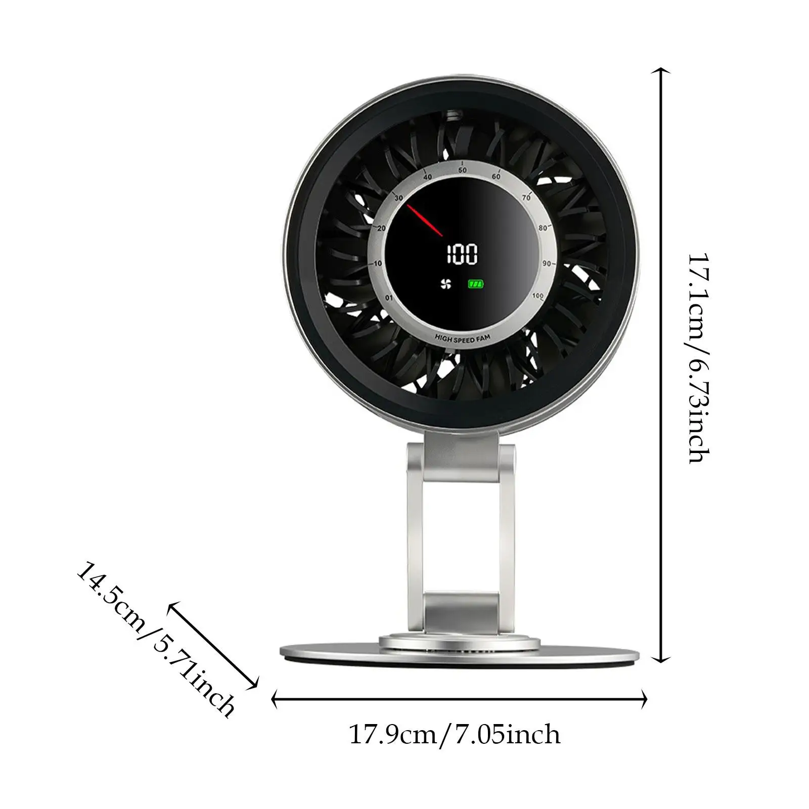 Ultra-Quiet Digital Display Bladeless Fan - Image 6