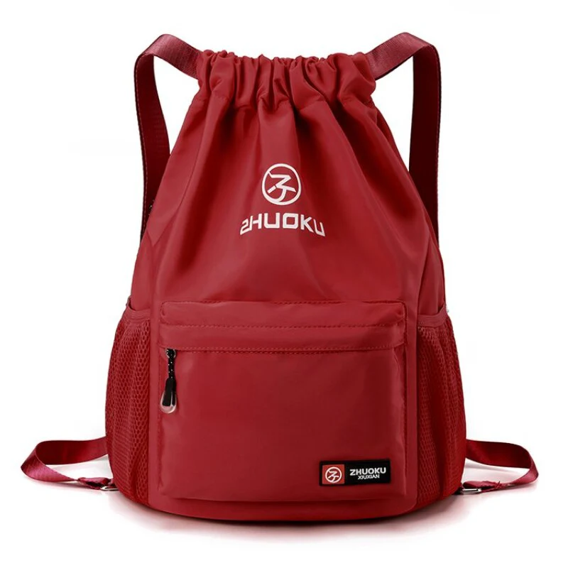 Ultra Soft Drawstring Foldable Backpack - Image 14