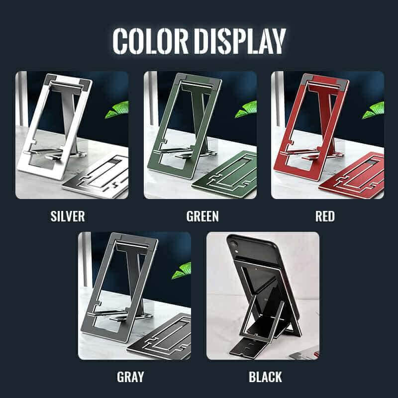 Ultra-thin Portable Foldable Aluminum Phone Holder - Image 9