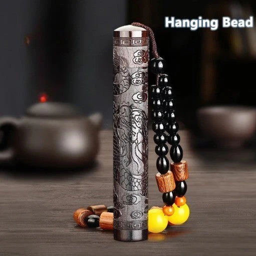 Ultra Thin Rechargeable Vintage Windproof Wooden Lighter - Image 4