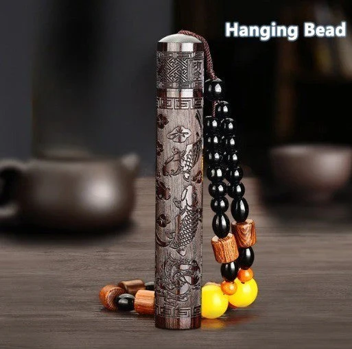 Ultra Thin Rechargeable Vintage Windproof Wooden Lighter - Image 5