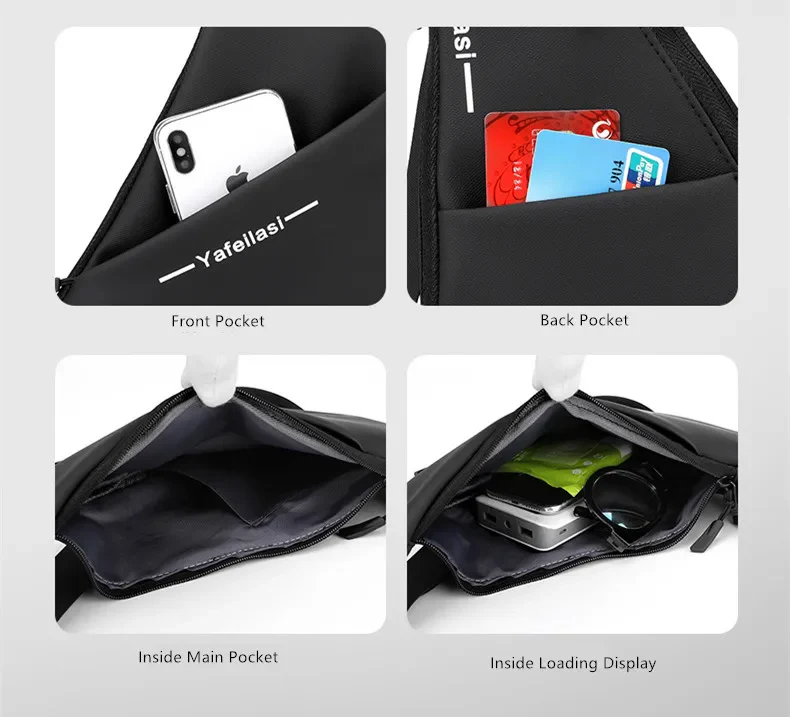 Ultra Thin Urban Edge Anti Theft Shoulder Bag - Image 3