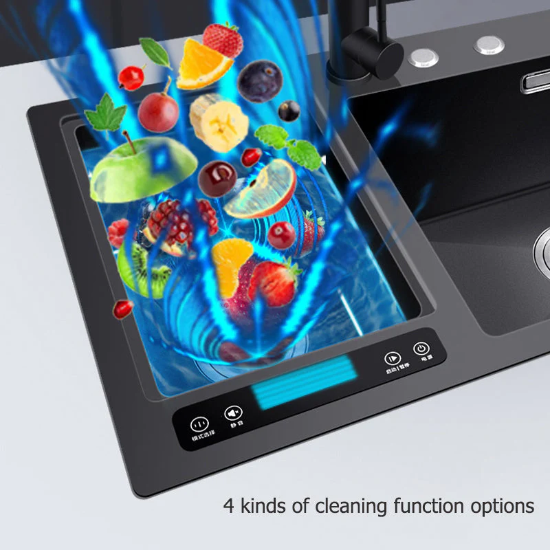 Ultra Wash with Ultrasonic Cleaning Elegant Efficient Kitchen Sink - Image 3