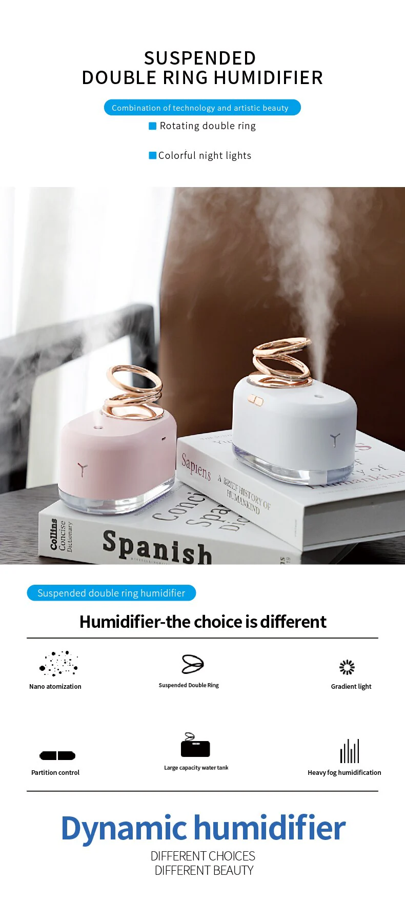 Ultrasonic Atmosphere Ring Humidifier - Image 6