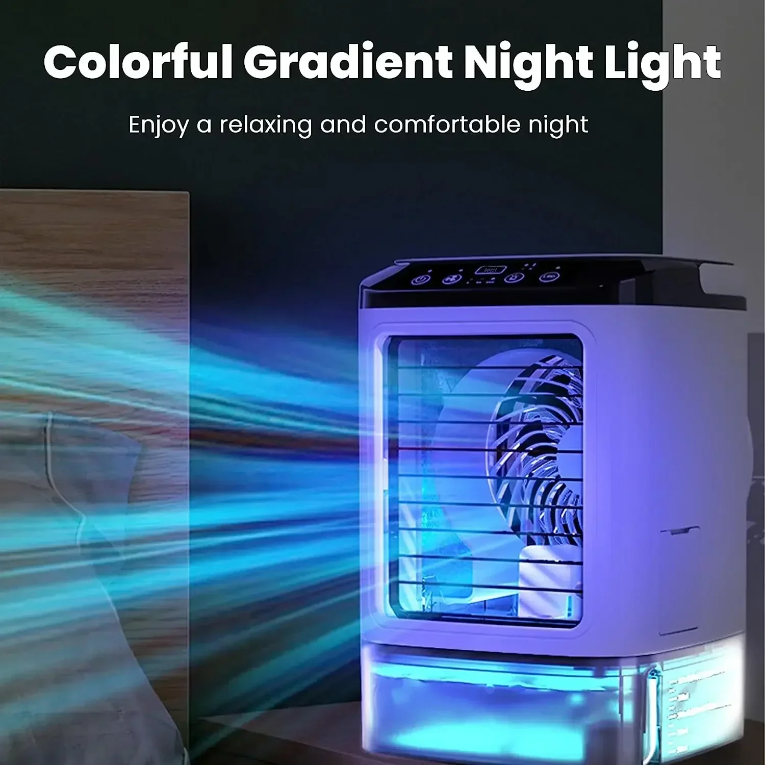 Ultrasonic Atomization Dual Spray Portable Air Conditioner - Image 4