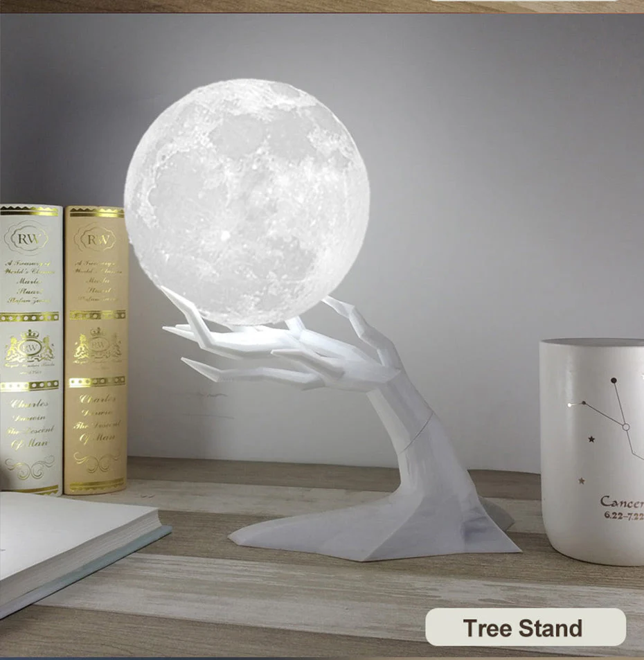 Ultrasonic Moon Creative Air Humidifier Led Lamp - Image 3