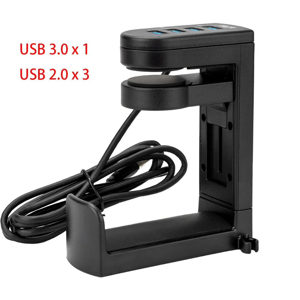 Under Desk USB Ports Headset Holder - Image 5