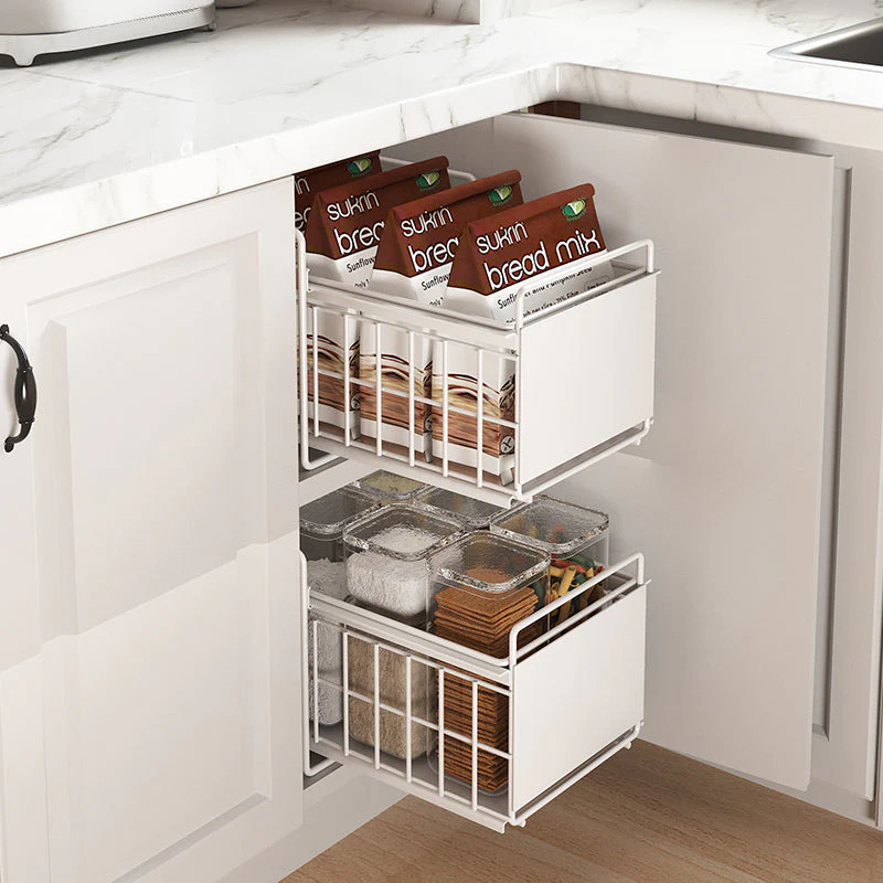 Under Sink Organizer Hidden Sliding Storage Rack - Image 2