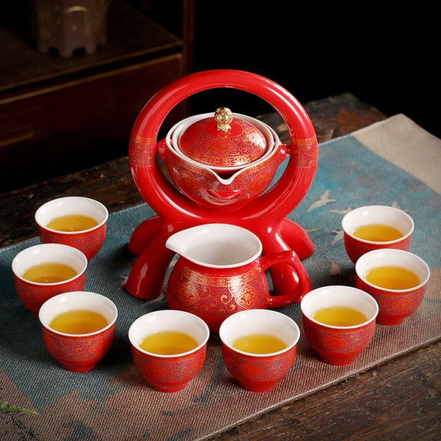 Unique Ancient Chinese Porcelain Teapot Set - Image 10