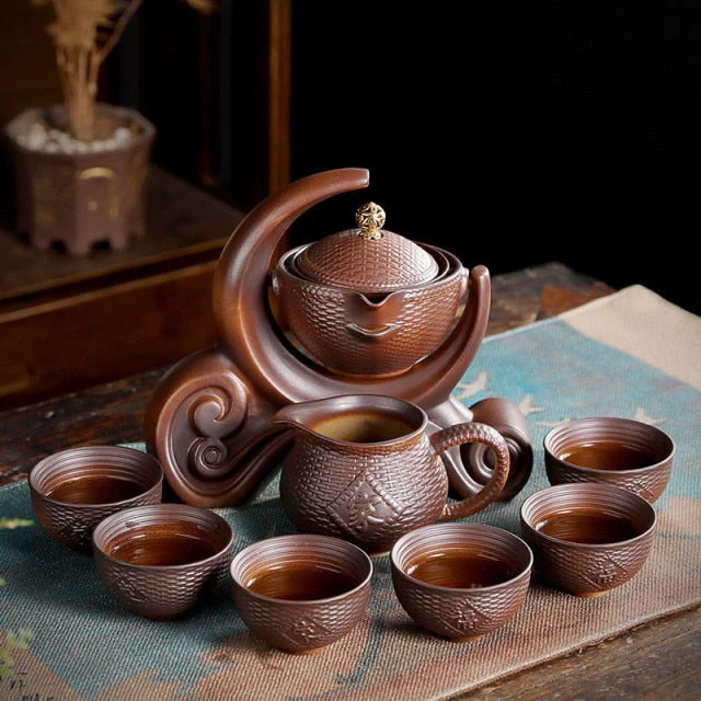 Unique Ancient Chinese Porcelain Teapot Set - Image 4
