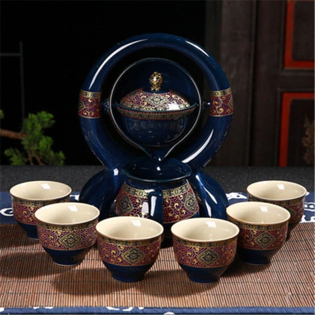 Unique Ancient Chinese Porcelain Teapot Set - Image 9