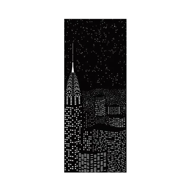 Unique City View Polyester Blackout Curtains - Image 3