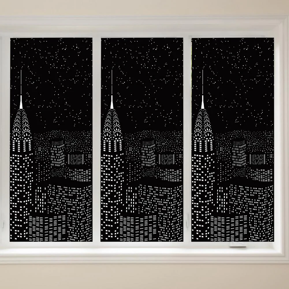 Unique City View Polyester Blackout Curtains - Image 4