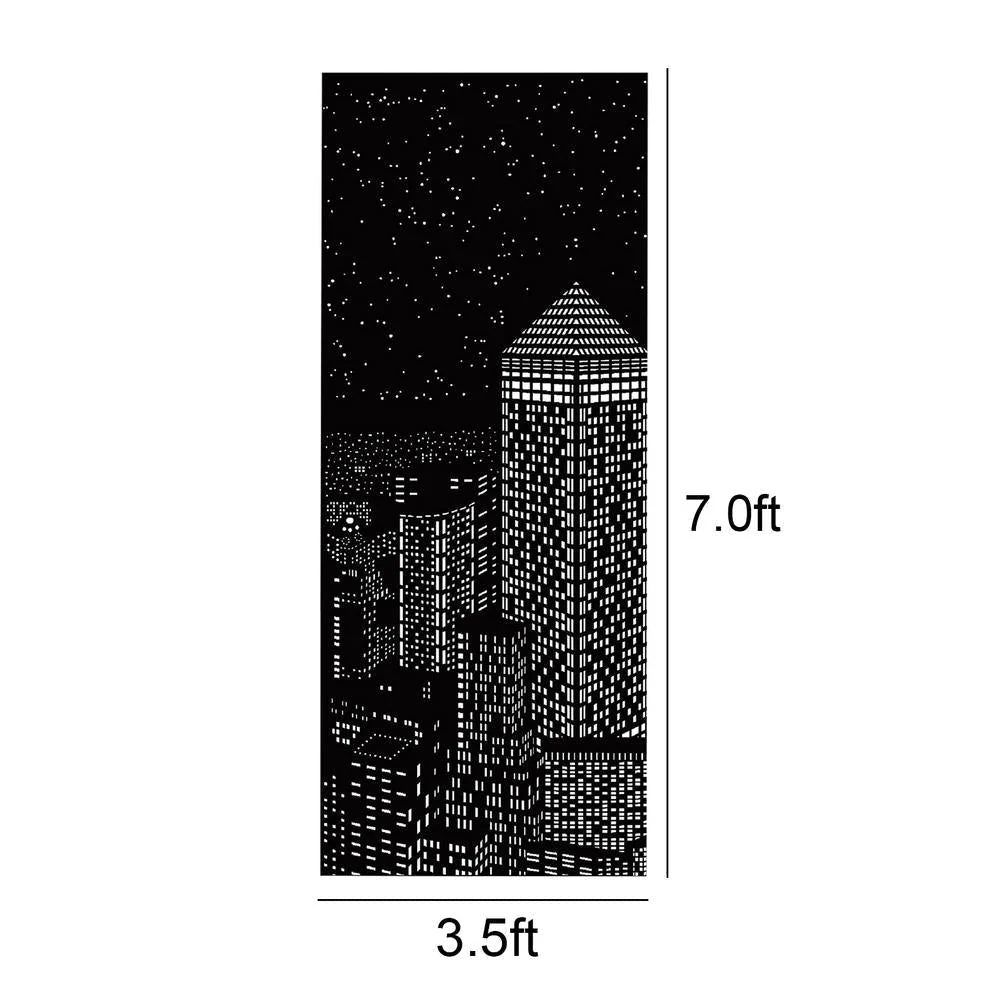 Unique City View Polyester Blackout Curtains - Image 5