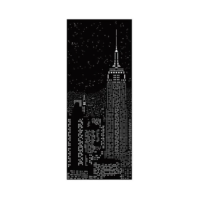 Unique City View Polyester Blackout Curtains - Image 7