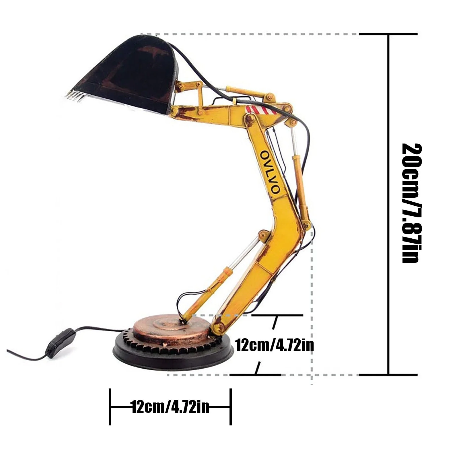 Unique Excavator Table Lamp - Image 6