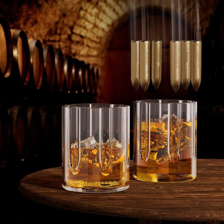 Unique Revolver Liquor Decanter Set - Image 3