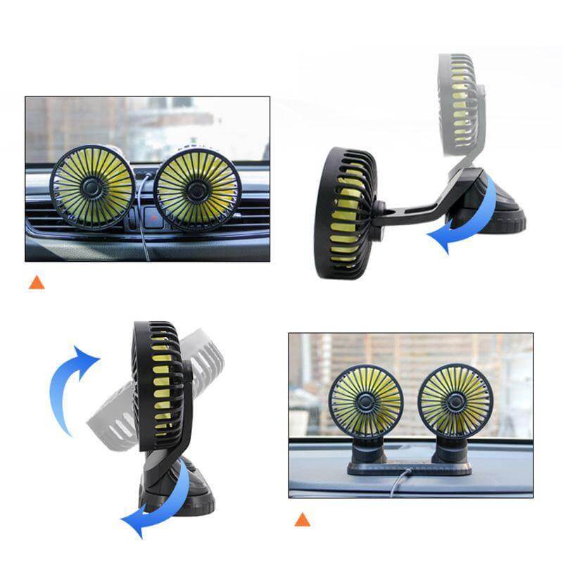 Universal Adjustable USB Dual Fan - Image 2