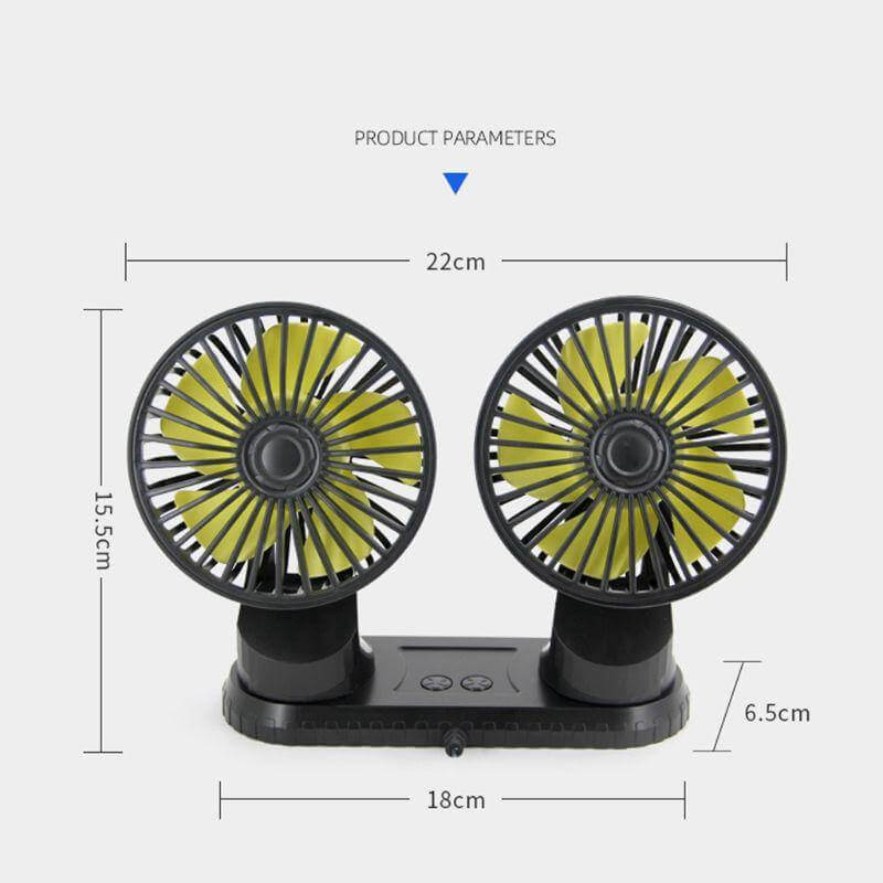 Universal Adjustable USB Dual Fan - Image 9