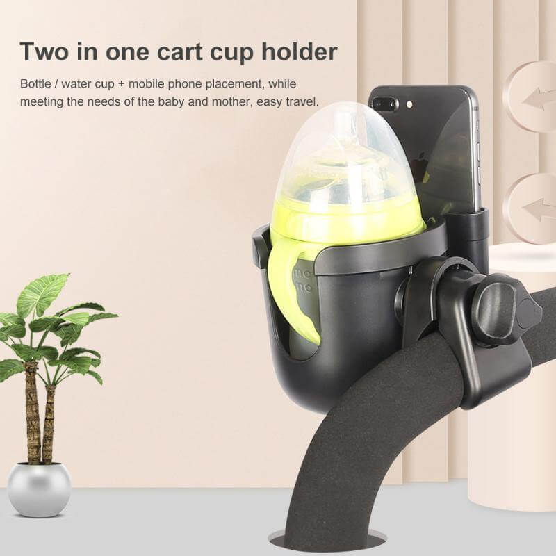 Universal Baby Stroller Parent Cup & Phone Holder - Image 5