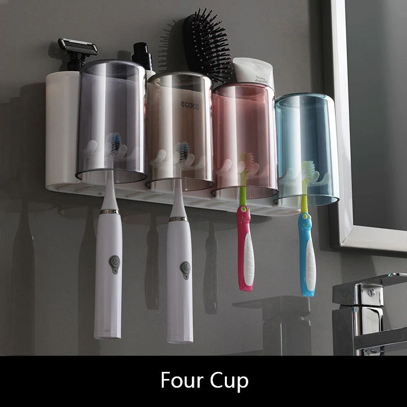 Universal Bathroom Organizer Multifunctional Toothbrush Holder - Image 8